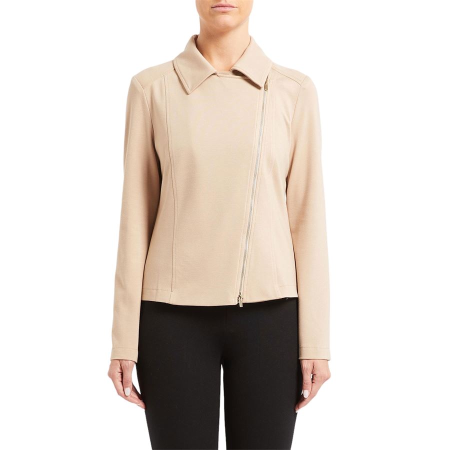 ALFONSA GIACCA IN JERSEY PUNTO MILANO STRETCH Penny Black | 2411911036200002